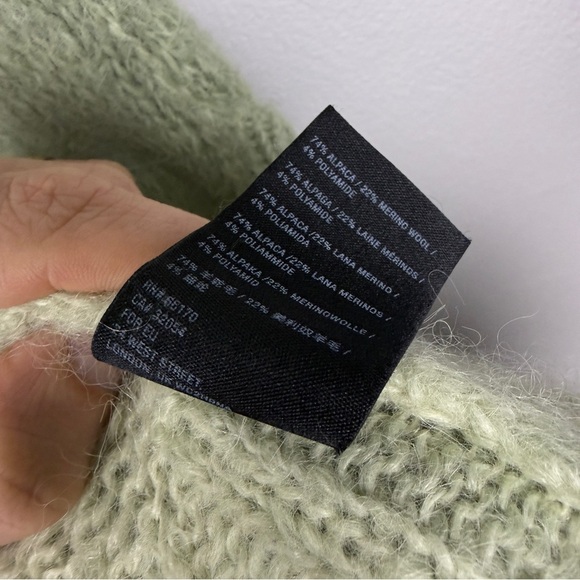 Anthropologie Alpaca Ombré Forest Green Cardigan - Picture 6 of 6